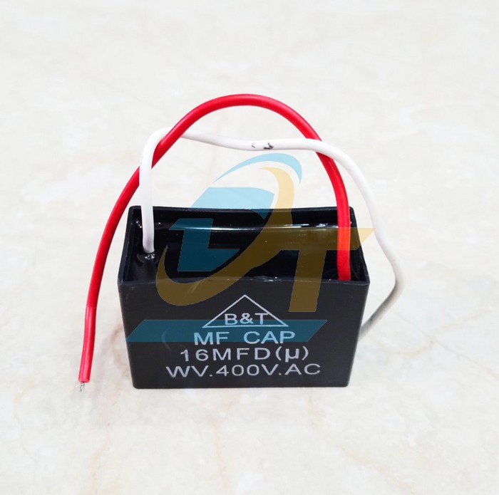 Tụ ngậm (Tụ quạt) 16uF-400V  China | Giá rẻ nhất - Công Ty TNHH Thương Mại Dịch Vụ Đạt Tâm