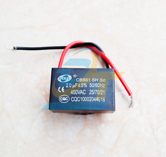 Tụ ngậm (Tụ quạt) 2uF-450V  VietNam | Giá rẻ nhất - Công Ty TNHH Thương Mại Dịch Vụ Đạt Tâm