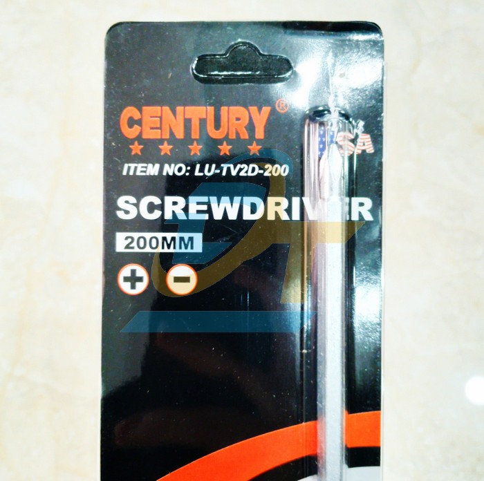 Tua vít 2 đầu cán trong 6x200mm Century LU-TV2D-200 LU-TV2DT-200(050680) Century | Giá rẻ nhất - Công Ty TNHH Thương Mại Dịch Vụ Đạt Tâm