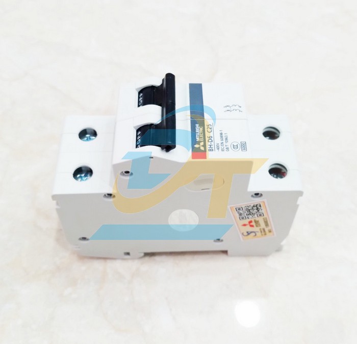 Cầu dao tự động MCB Mitsubishi BH-D6 (Type C N) 2P 25A 6kA  MITSUBISHI | Giá rẻ nhất - Công Ty TNHH Thương Mại Dịch Vụ Đạt Tâm