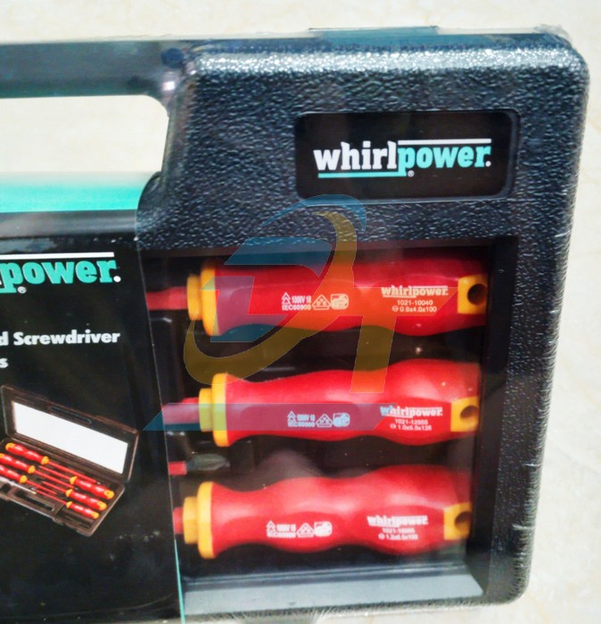 Bộ tua vít 7 cây cách điện 1000V Whirlpower 102-1207D  WHIRLPOWER | Giá rẻ nhất - Công Ty TNHH Thương Mại Dịch Vụ Đạt Tâm
