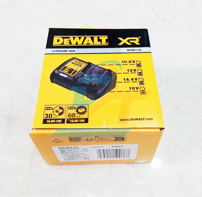 Sạc đa năng 10.8V-18V Dewalt DCB115-KR DCB115-KR DEWALT | Giá rẻ nhất - Công Ty TNHH Thương Mại Dịch Vụ Đạt Tâm