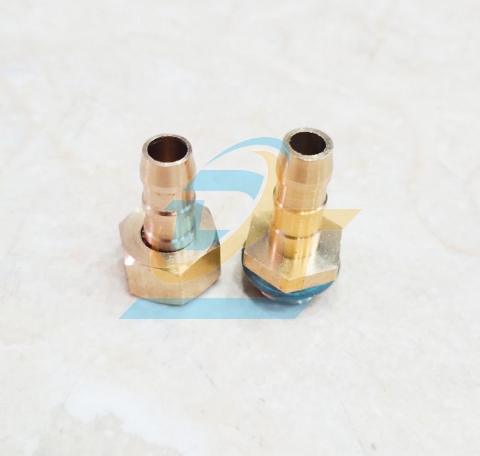 Bộ &eacute;p đầu d&acirc;y m&aacute;y rửa xe đồng thau đu&ocirc;i chuột 8.5mm - Ren 13mm (Đầu đực - C&aacute;i + &Aacute;o &eacute;p)  VietNam | Gi&aacute; rẻ nhất - C&ocirc;ng Ty TNHH Thương Mại Dịch Vụ Đạt T&acirc;m