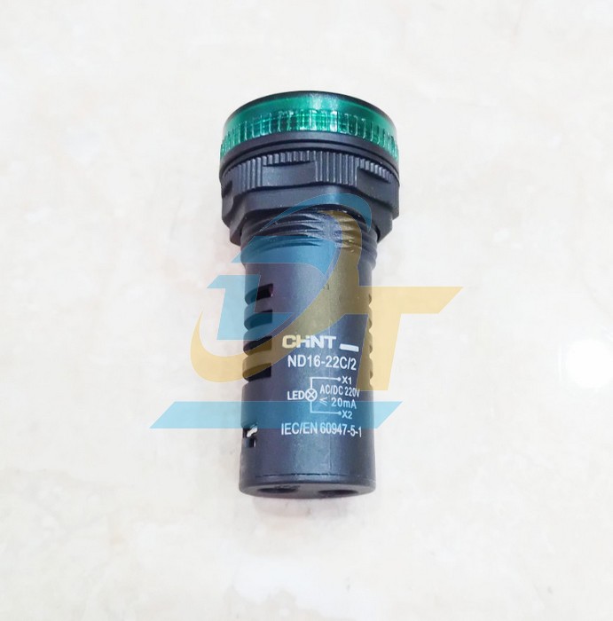 Đèn báo phi 22 màu xanh lá Chint ND16-22C/2 220V GRN  CHINT | Giá rẻ nhất - Công Ty TNHH Thương Mại Dịch Vụ Đạt Tâm