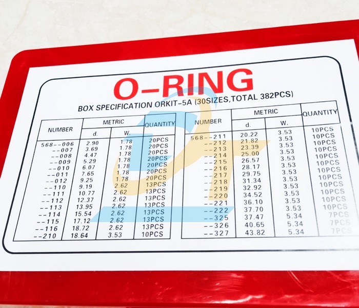 Hộp O-Ring Kit NBR 30 size Type-A  China | Giá rẻ nhất - Công Ty TNHH Thương Mại Dịch Vụ Đạt Tâm