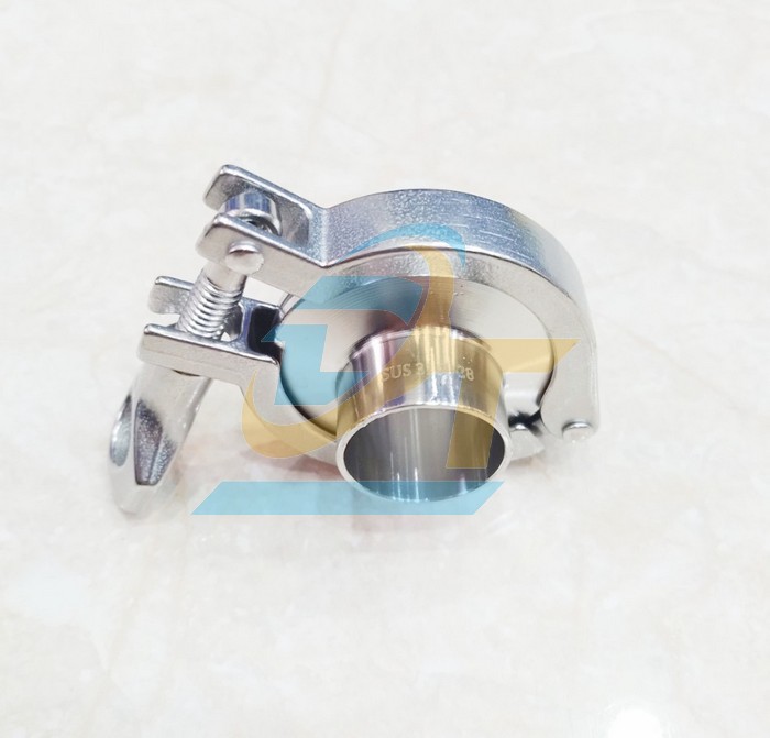 Khớp nối nhanh Clamp vi sinh inox 304 DN20 - Phi 27  VietNam | Giá rẻ nhất - Công Ty TNHH Thương Mại Dịch Vụ Đạt Tâm