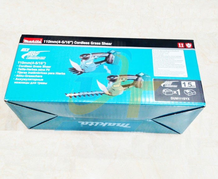 Máy tỉa hàng rào 110mm dùng pin 18V Makita DUM111SYX (Kèm 1 pin 1.5Ah + 1 Sạc)  Makita | Giá rẻ nhất - Công Ty TNHH Thương Mại Dịch Vụ Đạt Tâm