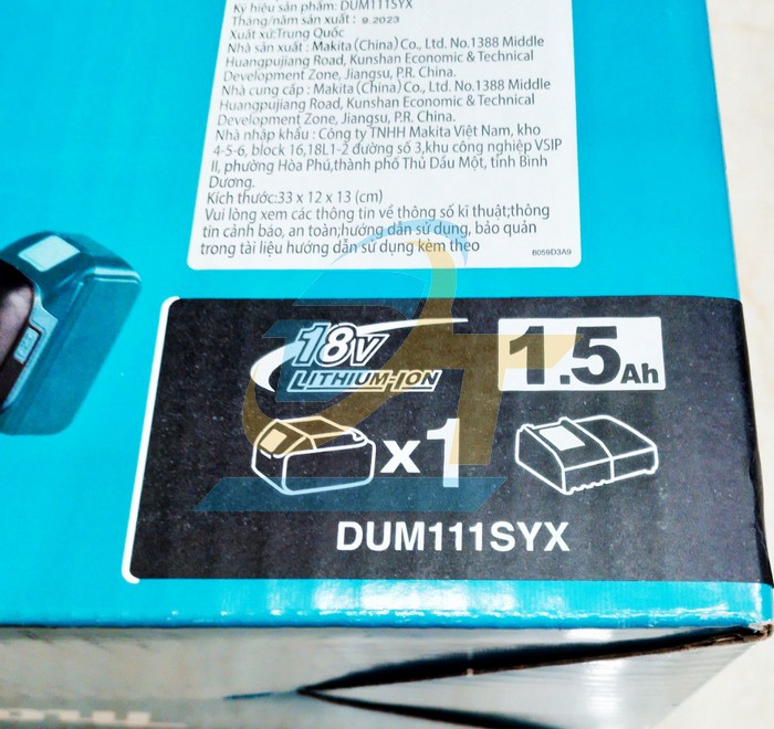 Máy tỉa hàng rào 110mm dùng pin 18V Makita DUM111SYX (Kèm 1 pin 1.5Ah + 1 Sạc)  Makita | Giá rẻ nhất - Công Ty TNHH Thương Mại Dịch Vụ Đạt Tâm
