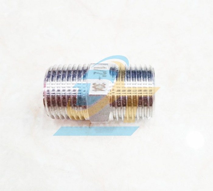 Nối 2 đầu ren ngoài (kép ren) inox 304 DN15 - Phi 21  VietNam | Giá rẻ nhất - Công Ty TNHH Thương Mại Dịch Vụ Đạt Tâm