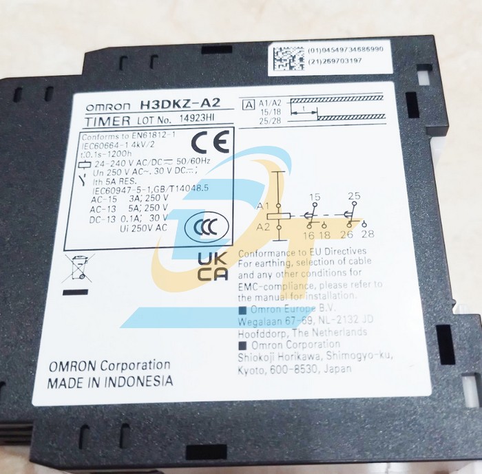 Relay thời gian AC/DC 24-240 Omron H3DKZ-A2 H3DKZ-A2 Omron | Giá rẻ nhất - Công Ty TNHH Thương Mại Dịch Vụ Đạt Tâm