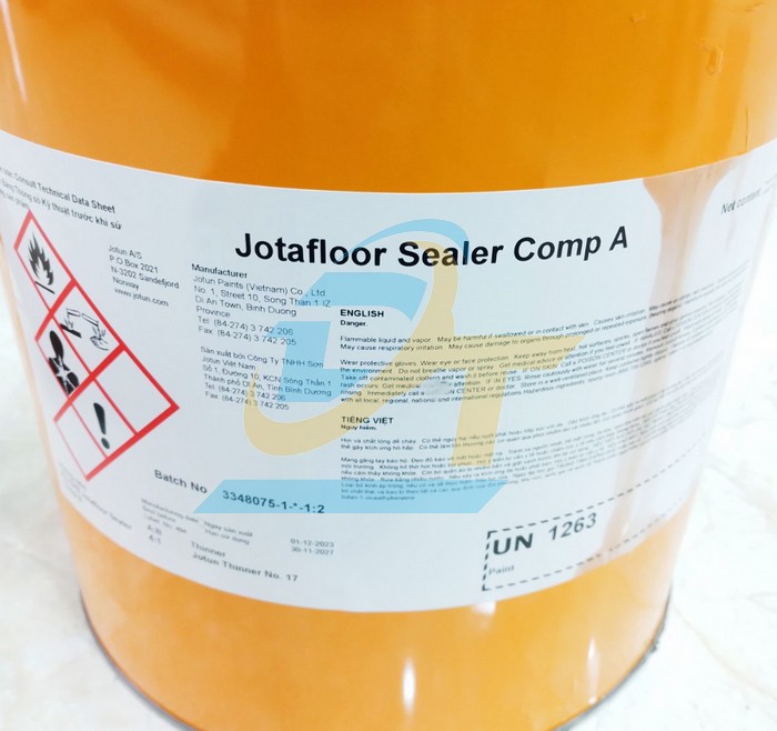 Sơn lót sàn bê tông Jotun Jotafloor Sealer Comp A 16L  JOTUN | Giá rẻ nhất - Công Ty TNHH Thương Mại Dịch Vụ Đạt Tâm