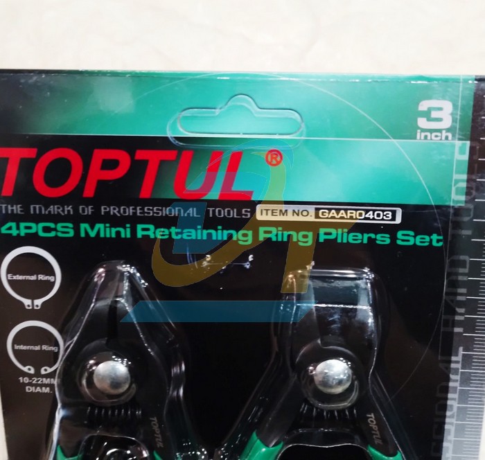 Bộ kìm mở phe mini 4 chi tiết Toptul GAAR0403  TOPTUL | Giá rẻ nhất - Công Ty TNHH Thương Mại Dịch Vụ Đạt Tâm