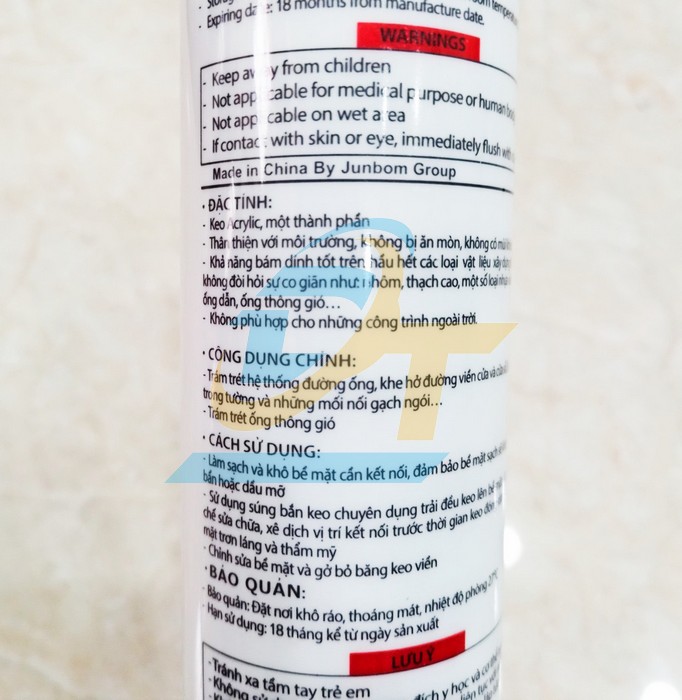Keo silicone VCC A100 - Màu trắng sữa  VCC | Giá rẻ nhất - Công Ty TNHH Thương Mại Dịch Vụ Đạt Tâm