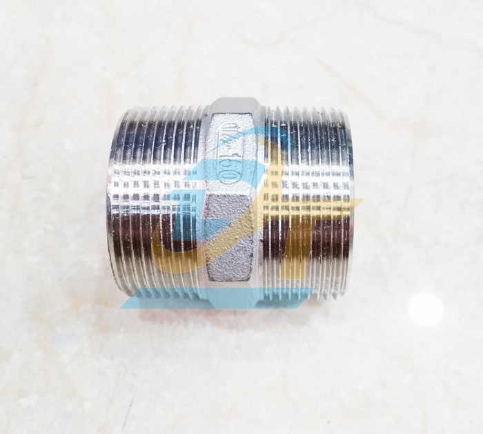 Nối 2 đầu ren ngoài (kép ren) inox 304 DN40 - Phi 49  VietNam | Giá rẻ nhất - Công Ty TNHH Thương Mại Dịch Vụ Đạt Tâm