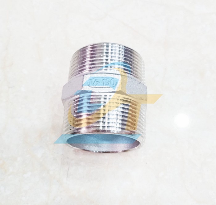 Nối 2 đầu ren ngoài (kép ren) inox 304 DN40 - Phi 49  VietNam | Giá rẻ nhất - Công Ty TNHH Thương Mại Dịch Vụ Đạt Tâm