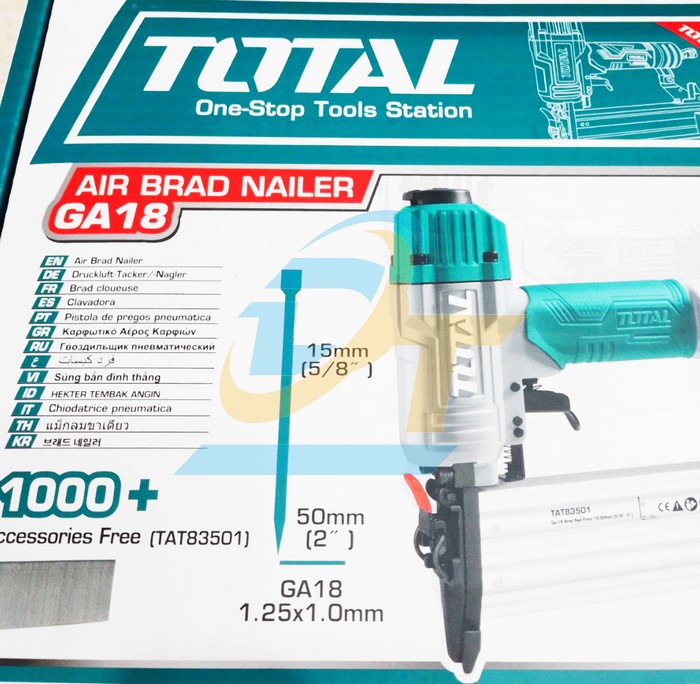 Súng bắn đinh ghim thẳng dùng hơi Total TAT83501  Total | Giá rẻ nhất - Công Ty TNHH Thương Mại Dịch Vụ Đạt Tâm