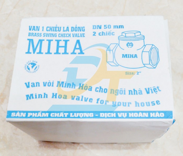 Van 1 chiều lá lật đồng MIHA DN50 - Phi 60  MinhHoa | Giá rẻ nhất - Công Ty TNHH Thương Mại Dịch Vụ Đạt Tâm
