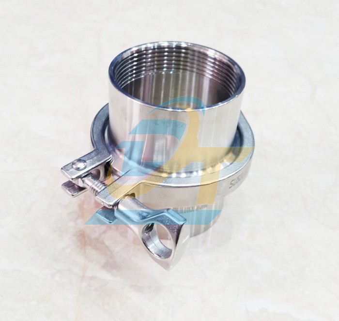 Khớp nối nhanh Clamp vi sinh inox 304 ren trong DN50 - Phi 60  VietNam | Giá rẻ nhất - Công Ty TNHH Thương Mại Dịch Vụ Đạt Tâm