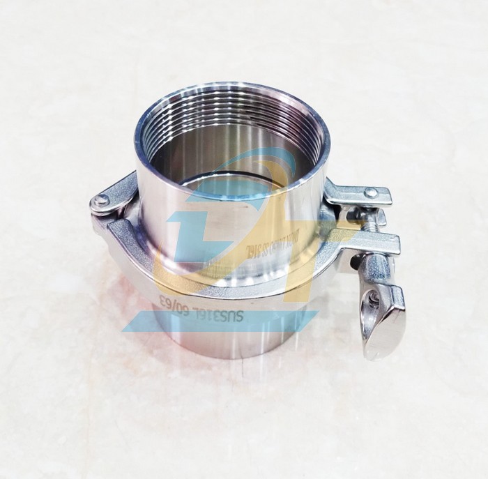 Khớp nối nhanh Clamp vi sinh inox 304 ren trong DN50 - Phi 60  VietNam | Giá rẻ nhất - Công Ty TNHH Thương Mại Dịch Vụ Đạt Tâm