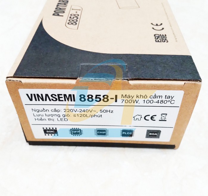 Máy khò nhiệt cầm tay 700W 220V Vinasemi 8858-I  VINASEMI | Giá rẻ nhất - Công Ty TNHH Thương Mại Dịch Vụ Đạt Tâm