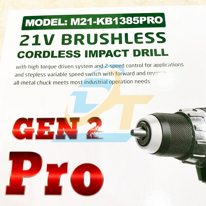 Máy khoan động lực dùng pin 21V Dekton M21-KB1385PRO (Kèm 1 pin 4Ah + 1 Sạc)  DEKTON | Giá rẻ nhất - Công Ty TNHH Thương Mại Dịch Vụ Đạt Tâm
