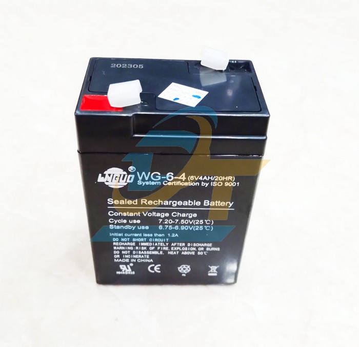 Pin ắc quy dùng cho cân điện tử 6V-4.0AH Wanguo WG-6-4 WG-6-4 WANGUO | Giá rẻ nhất - Công Ty TNHH Thương Mại Dịch Vụ Đạt Tâm