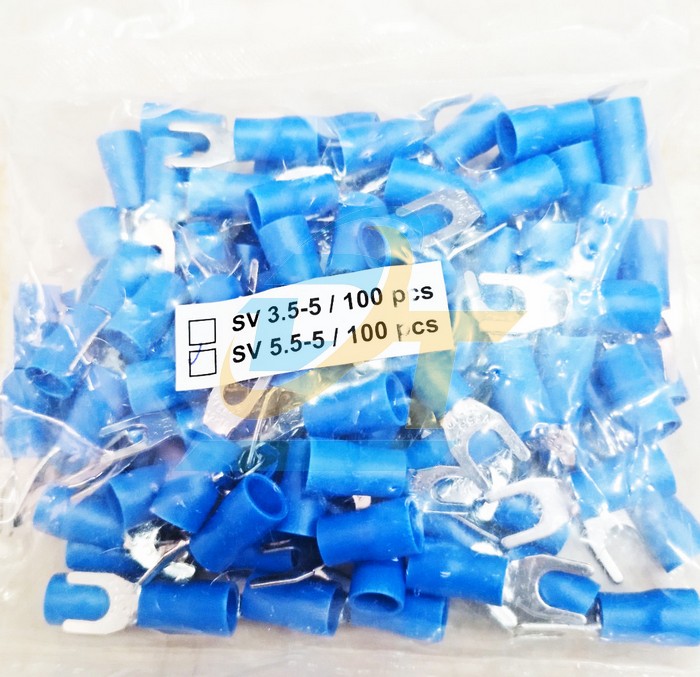 Đầu cos chỉa chữ Y SV 3.5-5 bọc nhựa  VietNam | Giá rẻ nhất - Công Ty TNHH Thương Mại Dịch Vụ Đạt Tâm