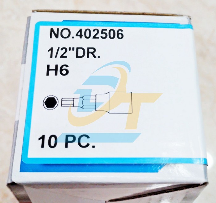 Đầu tuýp 1/2" bít lục giác 6mm Kingtony 402506  KingTony | Giá rẻ nhất - Công Ty TNHH Thương Mại Dịch Vụ Đạt Tâm