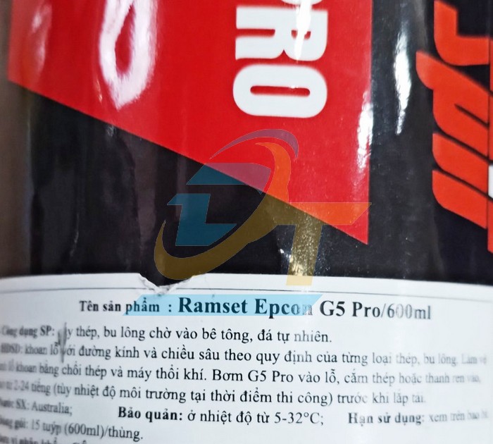 Keo cấy thép Ramset Epcon G5 Pro 600ml  RAMSET | Giá rẻ nhất - Công Ty TNHH Thương Mại Dịch Vụ Đạt Tâm