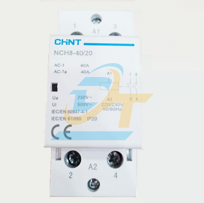 Khởi động từ 1P 40A 220/230V Chint NCH8-40/20  CHINT | Giá rẻ nhất - Công Ty TNHH Thương Mại Dịch Vụ Đạt Tâm