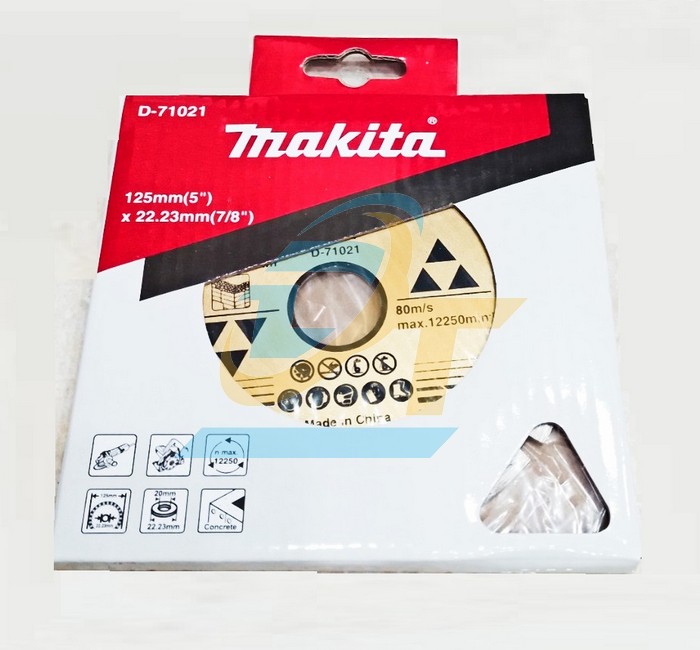 Lưỡi cắt kim cương 125x22.23mm Makita D-71021  Makita | Giá rẻ nhất - Công Ty TNHH Thương Mại Dịch Vụ Đạt Tâm