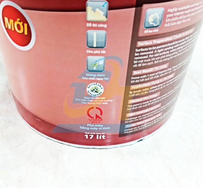 Sơn nội thất Essence dễ lau chùi Jotun Base A 17L  JOTUN | Giá rẻ nhất - Công Ty TNHH Thương Mại Dịch Vụ Đạt Tâm