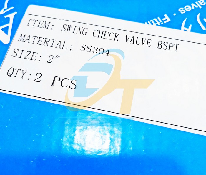 Van 1 chiều lá lật inox 304 nối ren phi 60 Arita (Swing Check Vavle BSPT)  ARITA | Giá rẻ nhất - Công Ty TNHH Thương Mại Dịch Vụ Đạt Tâm
