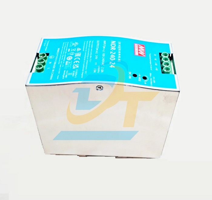 Bộ nguồn  240W 24V 10A Meanwell NDR-240-24  MEANWELL | Giá rẻ nhất - Công Ty TNHH Thương Mại Dịch Vụ Đạt Tâm