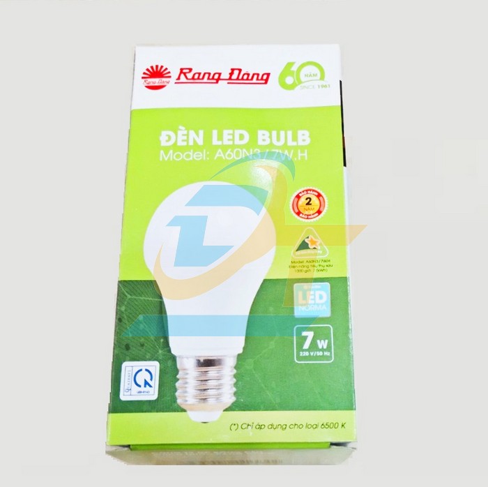 Bóng đèn LED Bulb 7W 3000K Rạng Đông A60N3/7W  RangDong | Giá rẻ nhất - Công Ty TNHH Thương Mại Dịch Vụ Đạt Tâm