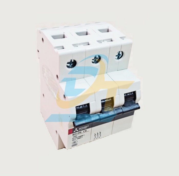 Cầu dao tự động MCB Mitsubishi BH-D6 (Type C N) 3P 6A 6kA  MITSUBISHI | Giá rẻ nhất - Công Ty TNHH Thương Mại Dịch Vụ Đạt Tâm