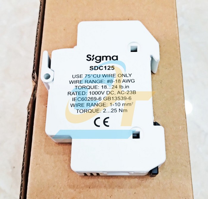 Đế cầu chì DC 25A 10x38 Sigma SDC125 SDC125 SIGMA | Giá rẻ nhất - Công Ty TNHH Thương Mại Dịch Vụ Đạt Tâm