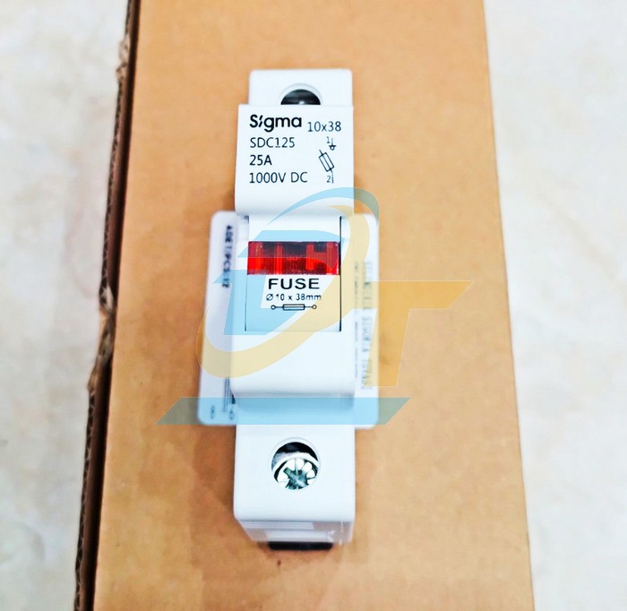 Đế cầu chì DC 25A 10x38 Sigma SDC125 SDC125 SIGMA | Giá rẻ nhất - Công Ty TNHH Thương Mại Dịch Vụ Đạt Tâm