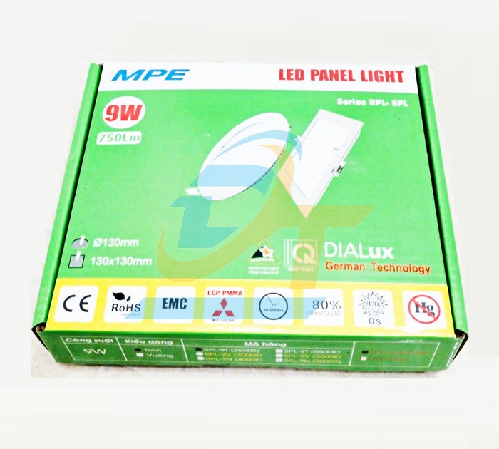 Đèn LED Panel âm trần 9W 6500K MPE RPL-9T  MPE | Giá rẻ nhất - Công Ty TNHH Thương Mại Dịch Vụ Đạt Tâm