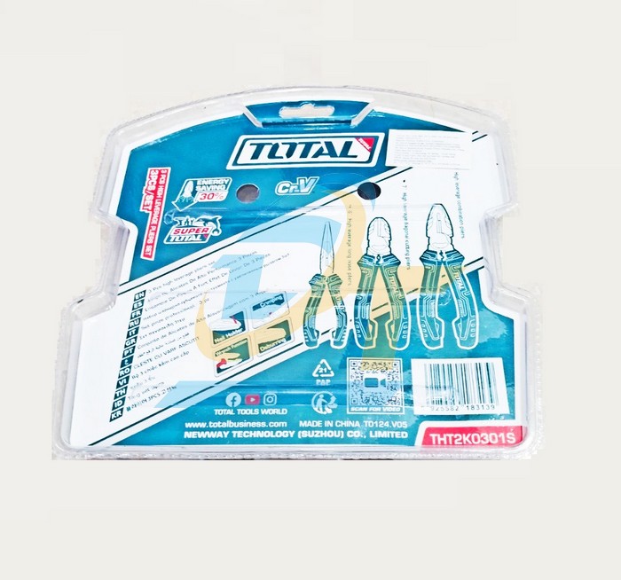 Bộ 3 kìm răng - cắt - nhọn Total THT2K0301S THT2K0301S Total | Giá rẻ nhất - Công Ty TNHH Thương Mại Dịch Vụ Đạt Tâm