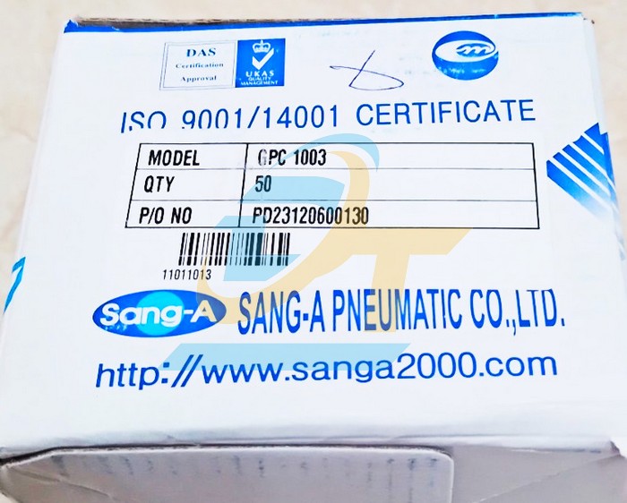 Đầu nối hơi thẳng ren ngoài 17 ống 10 Sang-A GPC1003  SANG-A | Giá rẻ nhất - Công Ty TNHH Thương Mại Dịch Vụ Đạt Tâm