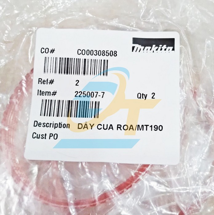 Dây curoa máy bào 82mm Makita 225007-7  Makita | Giá rẻ nhất - Công Ty TNHH Thương Mại Dịch Vụ Đạt Tâm