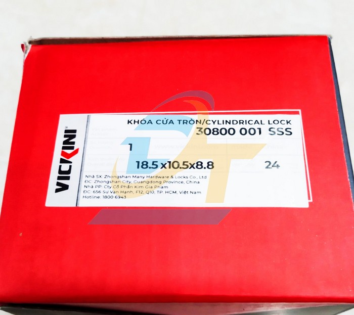 Khóa tay nắm tròn inox mờ Vickini 30800.001 SSS  VICKINI | Giá rẻ nhất - Công Ty TNHH Thương Mại Dịch Vụ Đạt Tâm