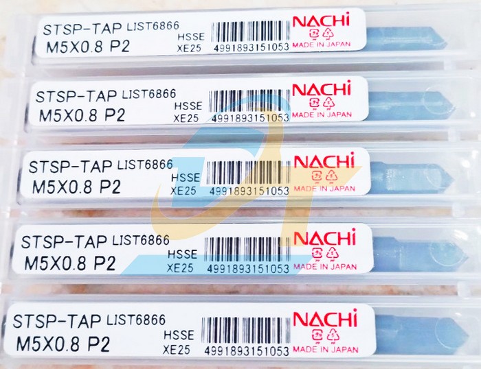 Mũi taro xoắn List 6866 Nachi STSP M5x0.8 P2  Nachi | Giá rẻ nhất - Công Ty TNHH Thương Mại Dịch Vụ Đạt Tâm