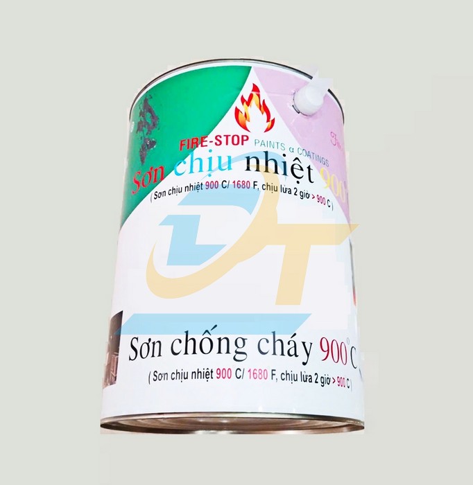 Sơn chống cháy chịu nhiệt 900°C FIRE-STOP PAINT 5L  FIRE-STOPPAINT | Giá rẻ nhất - Công Ty TNHH Thương Mại Dịch Vụ Đạt Tâm