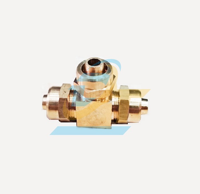 Tê thau siết ống hơi (Nối thau 3 ngã) 12mm  VietNam | Giá rẻ nhất - Công Ty TNHH Thương Mại Dịch Vụ Đạt Tâm