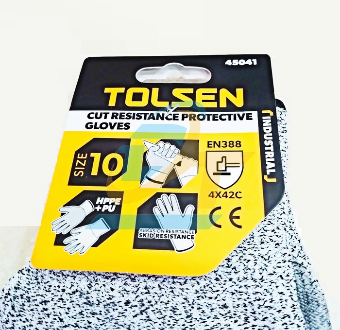 Bao tay vải chống cắt 10" Tolsen 45041  Tolsen | Giá rẻ nhất - Công Ty TNHH Thương Mại Dịch Vụ Đạt Tâm