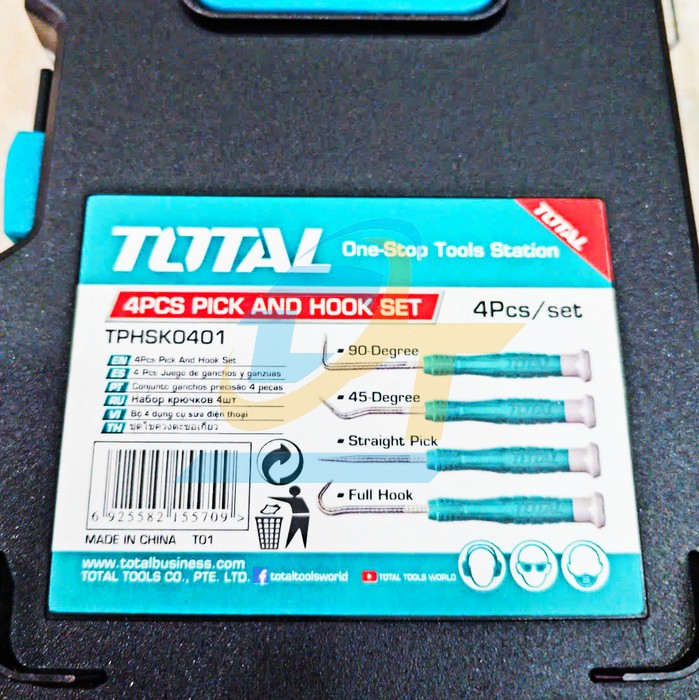 Bộ đồ nghề sửa điện thoại 4 chi tiết Total TPHSK0401 TPHSK0401 Total | Giá rẻ nhất - Công Ty TNHH Thương Mại Dịch Vụ Đạt Tâm