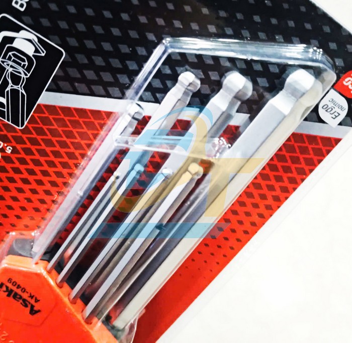Bộ lục giác bi xi mờ 9 cây 1.5-10mm Asaki AK-0409 AK-0409 Asaki | Giá rẻ nhất - Công Ty TNHH Thương Mại Dịch Vụ Đạt Tâm