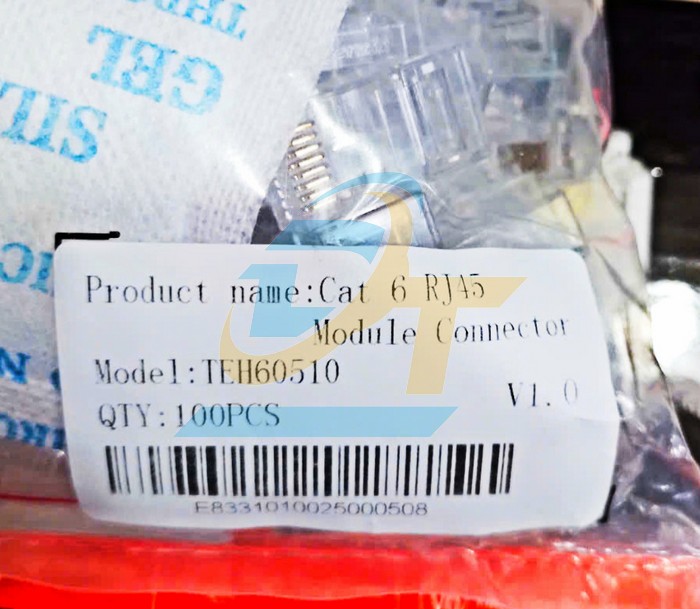 Đầu bấm mạng RJ45 UTP Cat6 Tenda TEH60510 (Bịch 100 cái)  TENDA | Giá rẻ nhất - Công Ty TNHH Thương Mại Dịch Vụ Đạt Tâm